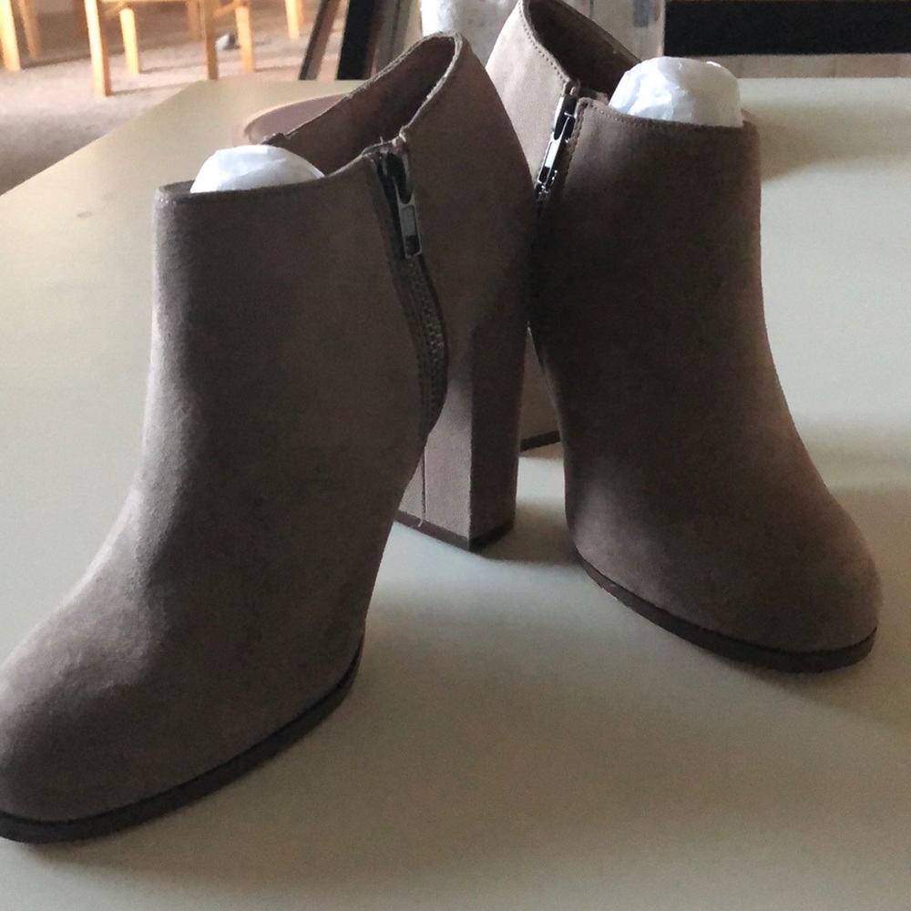 Suede Ankle Booties